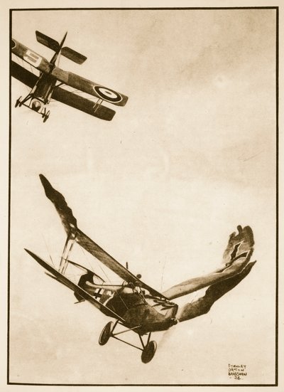 The Last Victory of James McCudden, illustration fra 