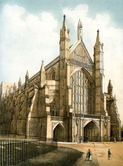 Winchester Cathedral, Hampshire, c1870 af Stannard and Son