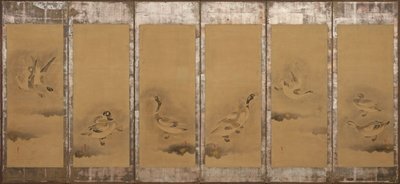 Vilde gæs, Momoyama eller Edo periode, 1568-1640. af Sôtatsu