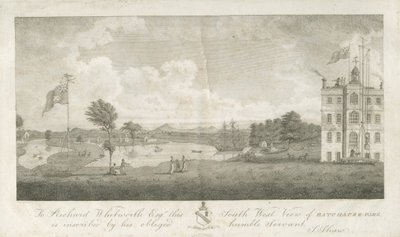 Batchacre Park House: gravering af Stebbing Shaw