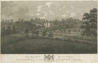 Beaudesert Hall and Park: stålgravering, nd [1762-1802] (tryk) af Stebbing Shaw