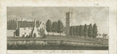 Burton-upon-Trent Abbey: gravering, nd [c 1795] (tryk) af Stebbing Shaw