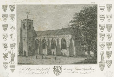 Drayton Bassett Church: gravering, nd [1762-1802] (tryk) af Stebbing Shaw