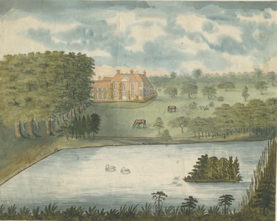 Freeford Hall: water color painting, nd [1762-1802] dani af Stebbing Shaw