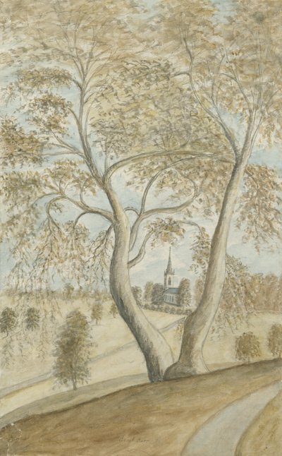 Great Barr Chapel: water color painting, nd [1762-1802] dani af Stebbing Shaw