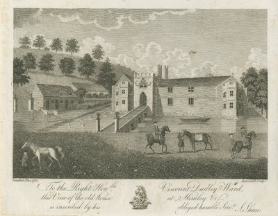 Himley Hall: gravering af Stebbing Shaw