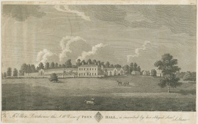 Penn Hall: gravering, nd [slutningen af det 18. århundrede] (tryk) af Stebbing Shaw