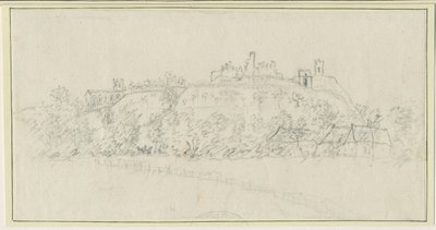 Tutbury Castle: pencil drawing, nd [1762-1802] dani af Stebbing Shaw
