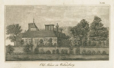 Wednesbury - Old House: gravering, nd [1762-1802] (tryk) af Stebbing Shaw