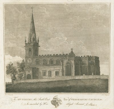 Wednesbury Church: gravering, nd [1762-1802] af Stebbing Shaw