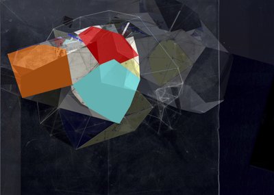 Abstrakt geometrisk komposition af Stefan Fransson