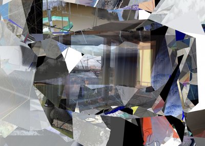 Et fragmenteret bybillede af Stefan Fransson