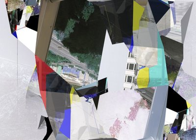 Et fragmenteret bybillede af Stefan Fransson