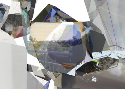 Et fragmenteret bybillede af Stefan Fransson