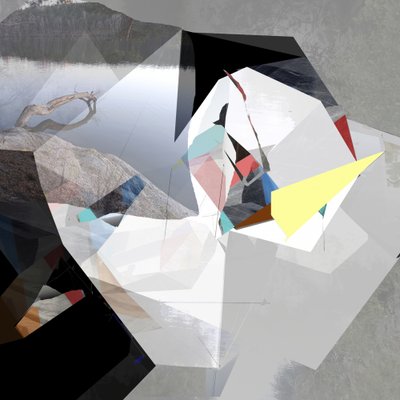 Geometrisk spejling i søen af Stefan Fransson