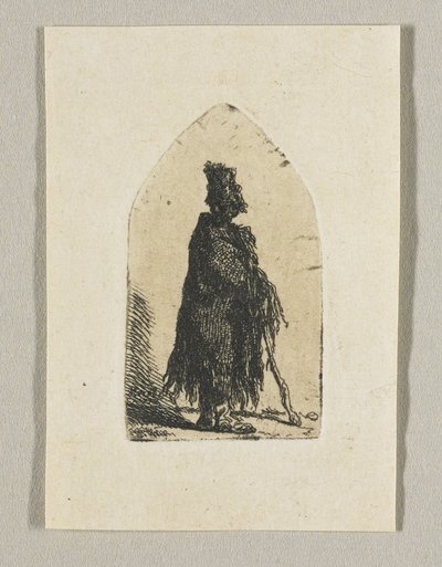 Hyrde med en pind af Stefan Juliusz Norblin de la Gourdaine