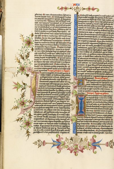 Dekoreret initial J; Dekoreret initial I af Stefan Lochner