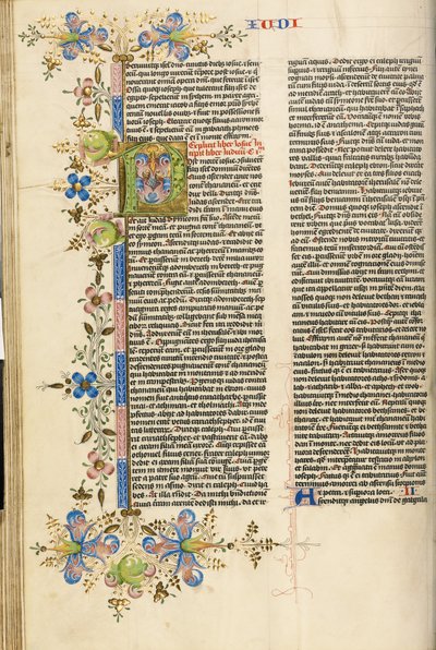 Dekoreret initial P af Stefan Lochner