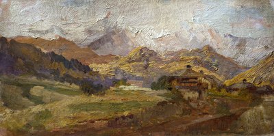 Mount Spluga, af Stefano Bersani (1872-1914) af Stefano Bersani