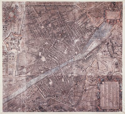 Kort over Firenze af Stefano Buonsignori