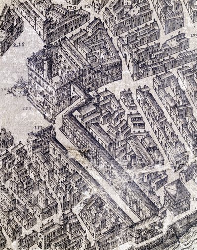 Kort over Firenze af Stefano Buonsignori