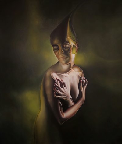 Mørk surrealistisk kvinde af Stefano Mazzolini