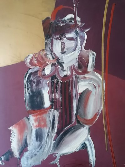 Kongelig abstrakt figur af Stefano Mazzolini