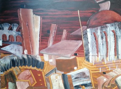 Surrealistisk byarkitektur af Stefano Mazzolini