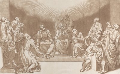 Helligåndens nedstigning, 1760-90. af Stefano Mulinari