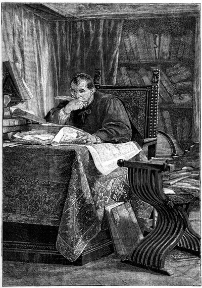 Portræt af Niccolo af Bernardo dei Machiavelli (Nicolas Machiavel af Stefano Ussi