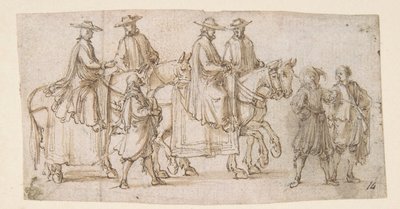 En procession af Stefano della Bella