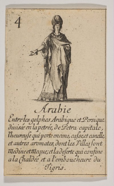 Arabien, 1644. af Stefano della Bella