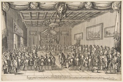 De hyggeliges banket, 1627. af Stefano della Bella