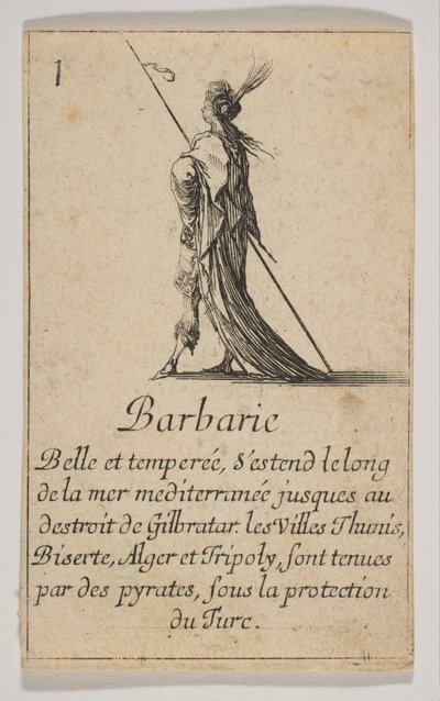 Barbary, 1644. af Stefano della Bella