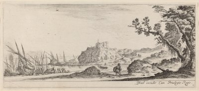 Både på kysten, i eller før 1647. af Stefano della Bella