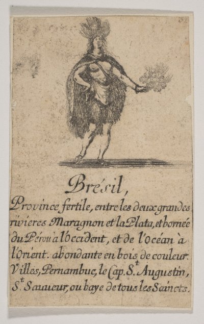 Brasilien, 1644. af Stefano della Bella