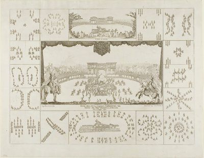 Karrusel til Ferdinand II, hertug af Toscana af Stefano della Bella