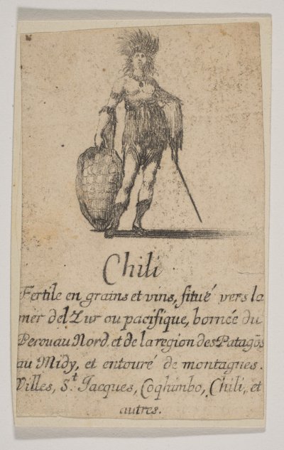Chile, fra Game of Geography Game of Geography, 1644. af Stefano della Bella