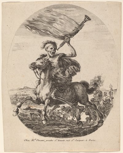 Døden til hest af Stefano della Bella