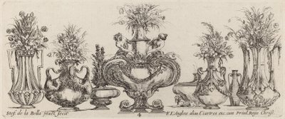 Fantastiske vaser, sandsynligvis 1646. af Stefano della Bella