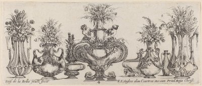 Fantastiske vaser, sandsynligvis 1646. af Stefano della Bella