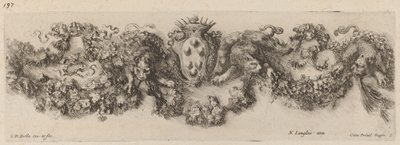 Feston med Medici-våbenskjold, sandsynligvis 1648. af Stefano della Bella