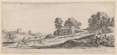 Galoperende Ryttere, i eller før 1647. af Stefano della Bella