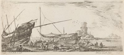 Havneudsigt, 1644. af Stefano della Bella
