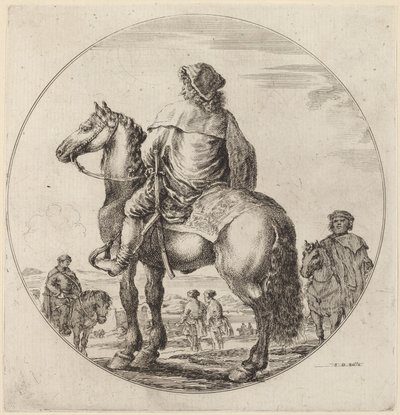 Ungarsk Cavalier. af Stefano della Bella