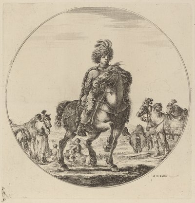 Ungarsk Cavalier af Stefano della Bella