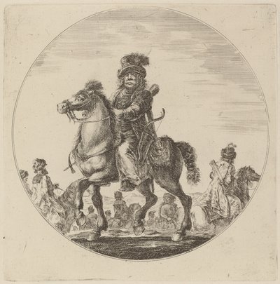 Ungarsk Cavalier af Stefano della Bella