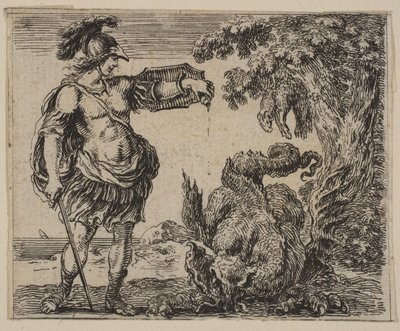 Jason, fra Game of Mythology Game of Mythology, 1644. af Stefano della Bella