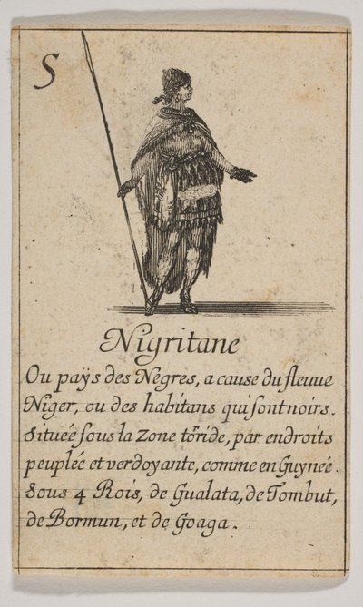 Nigritan, 1644. af Stefano della Bella