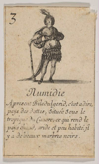 Numidia, 1644. af Stefano della Bella